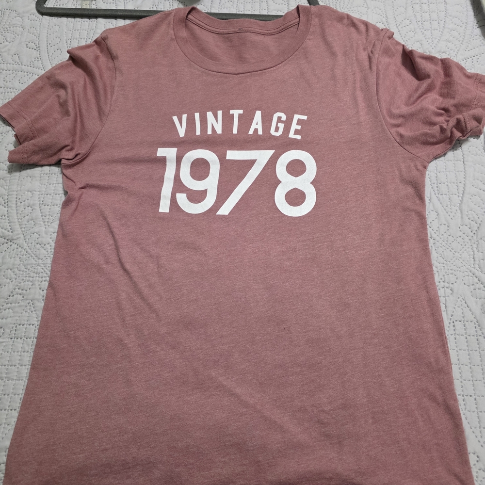 Source Unknown Dusty Rose 'Vintage 1978' Short Sleeve Tee